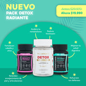 Pack DETOX, BIOTINA Y PROBIOTICOS