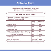 Cola de Pavo en Cápsulas Vegetales – 60 Unidades