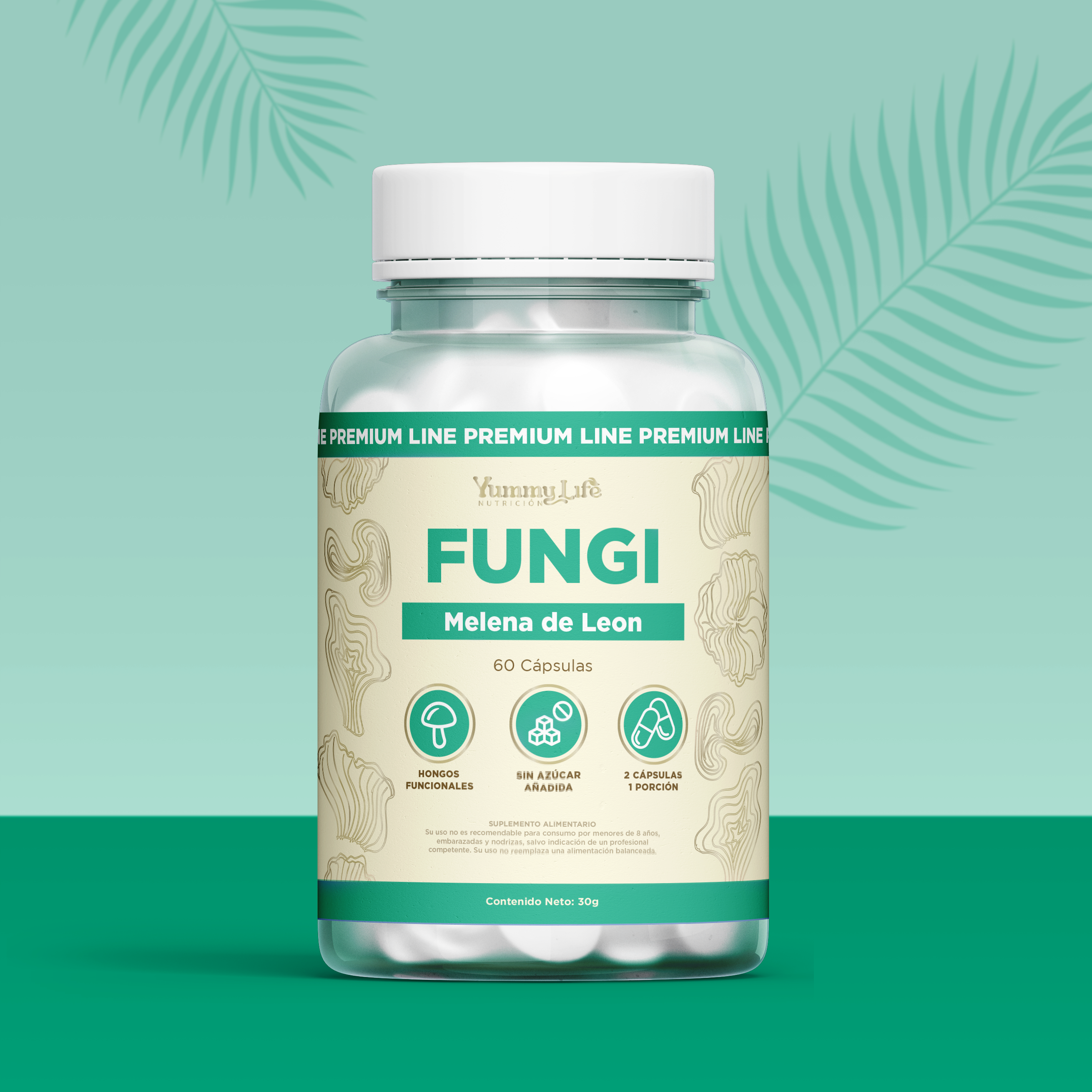 Melena de Leon en Cápsulas Vegetales, Mejora la Concentración