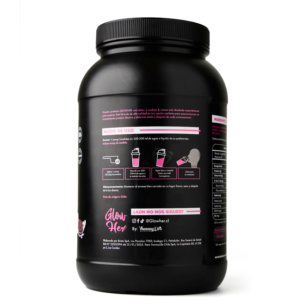 Proteína con Colágeno y Biotina Cookies and Cream 2lbs